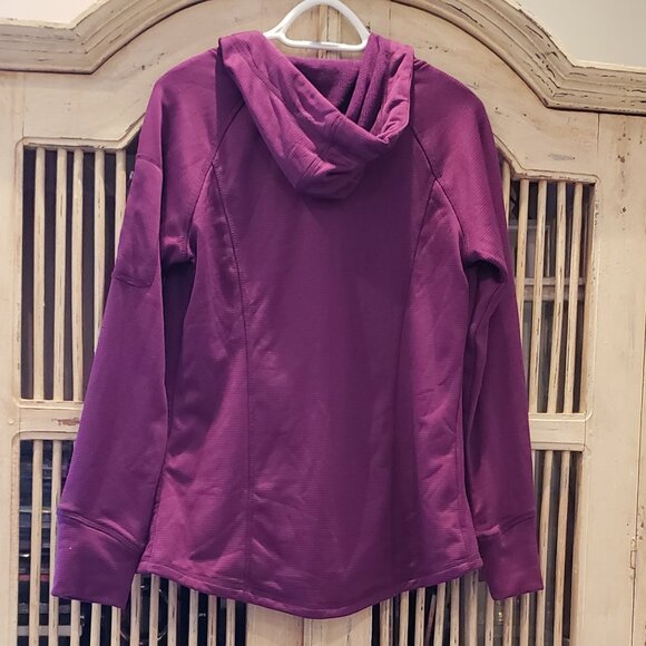 RBX Purple Hooded Athletic Active Wear Running Jacket - Picture 9 of 10